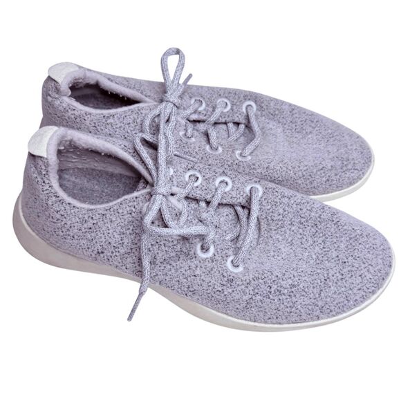 Allbirds Men's Wool Runners Lace Up Walking Running Sneaker Lavender Size 11 - Picture 1 of 8